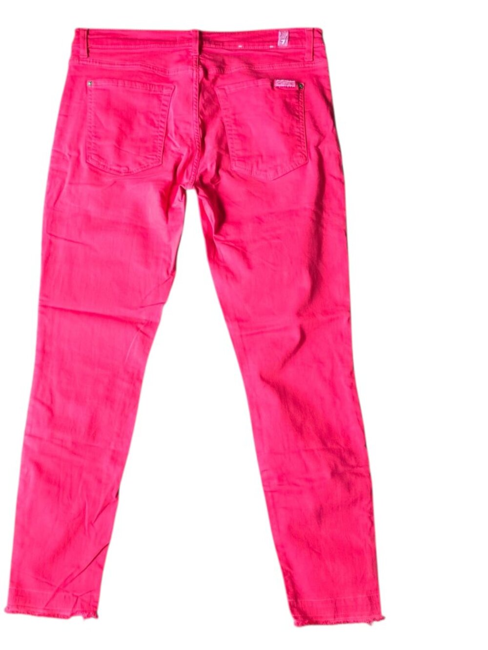 7 for all mankind Skinny women’s Red Jeans. Size 31 - Picture 2 of 8
